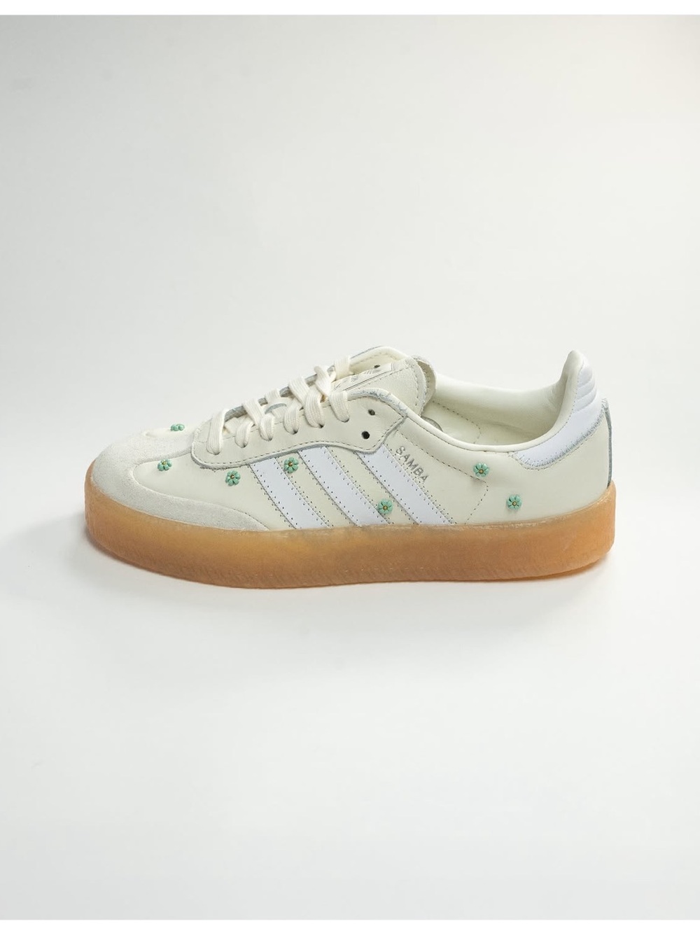 Adidas Sambae Platform Sneaker Beaded Flowers - Wmns 9.5